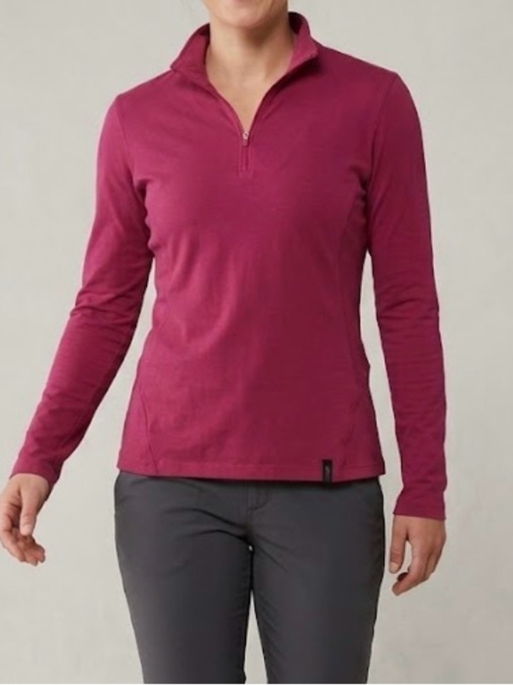 REI Magenta 1/4 Zip Pullover Sweatshirt Women’s Size M